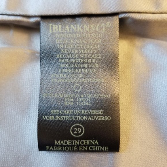 BLANKNYC Gray Suede Leather Lined Miniskirt - Picture 5 of 6